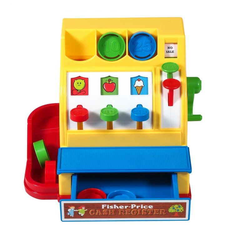 Fisher Price Cash Register Front - Change Drawer Open