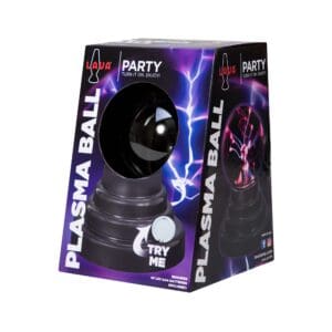 3” LAVA® Lamp Plasma Ball Package Front Angle Left