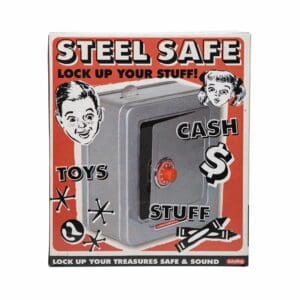Steel Safe with Alarm Package Back