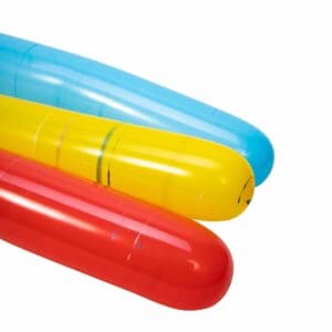 Rocket Balloons - Balloon Group Inflated: Red, Yellow, Blue