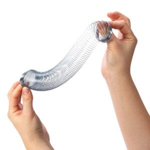 Mini Sproing stretched between two hands